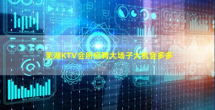 芜湖KTV会所招聘大场子大机会多多